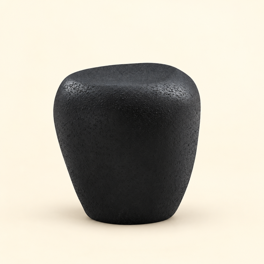 Black Pebble Side Table