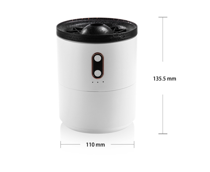 White Volcano-Top Diffuser