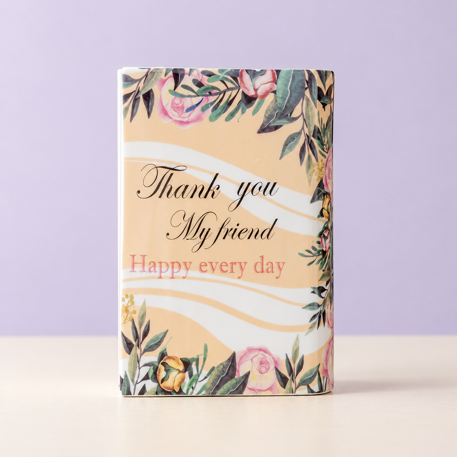 Floral Book Vase