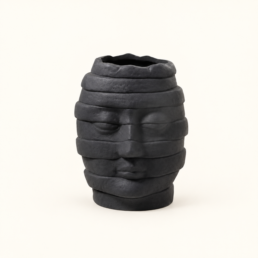 Offset Face Vase
