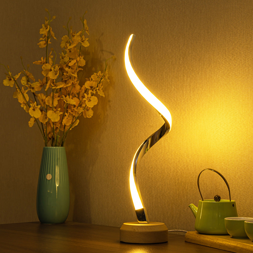 Large Spiral USB Lamp