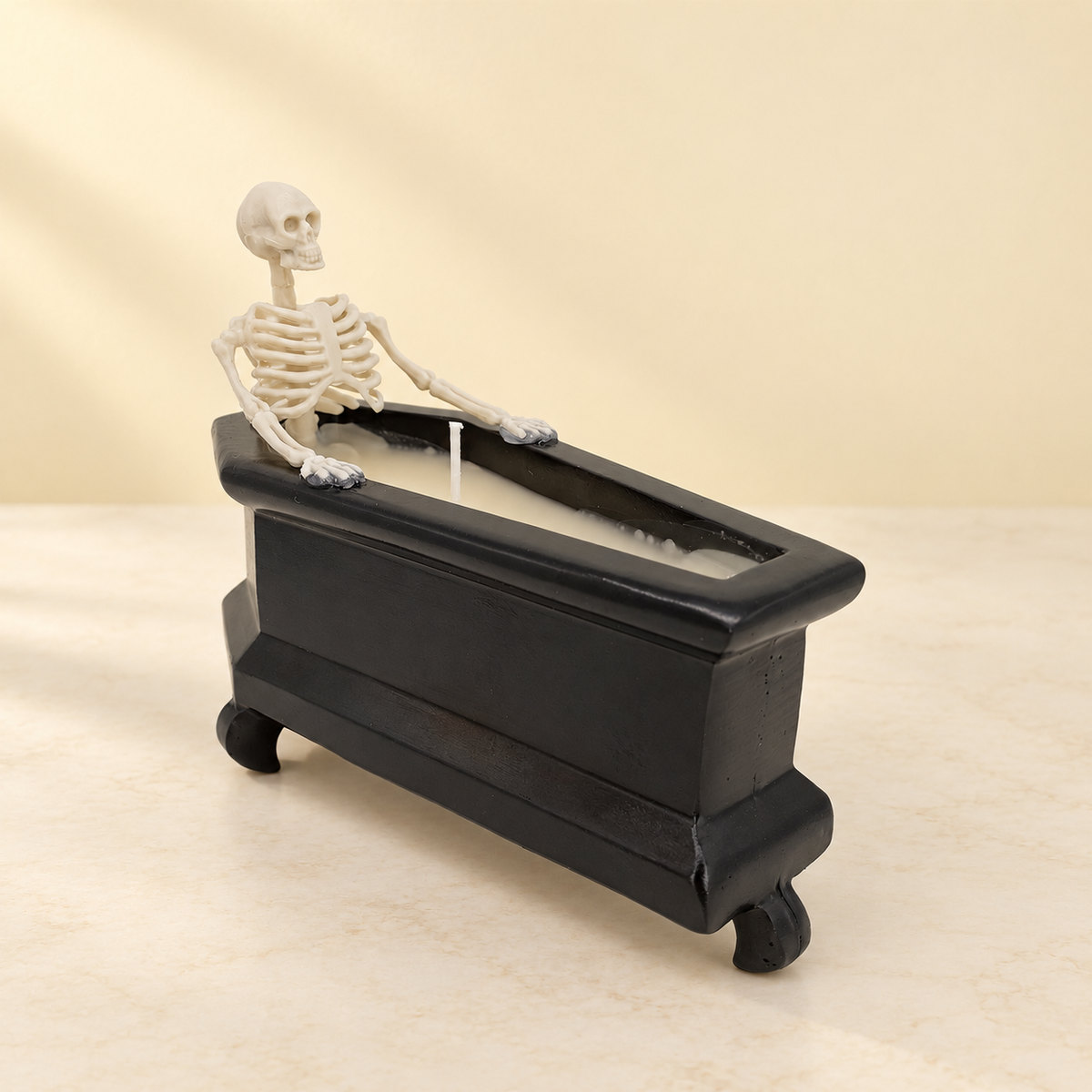 Skeleton Bath Candle Ornament