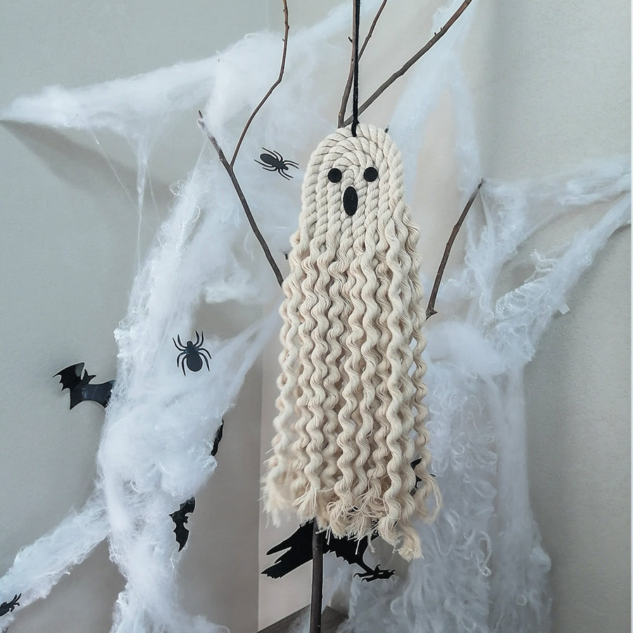 Fringed Ghost Hanging Ornament