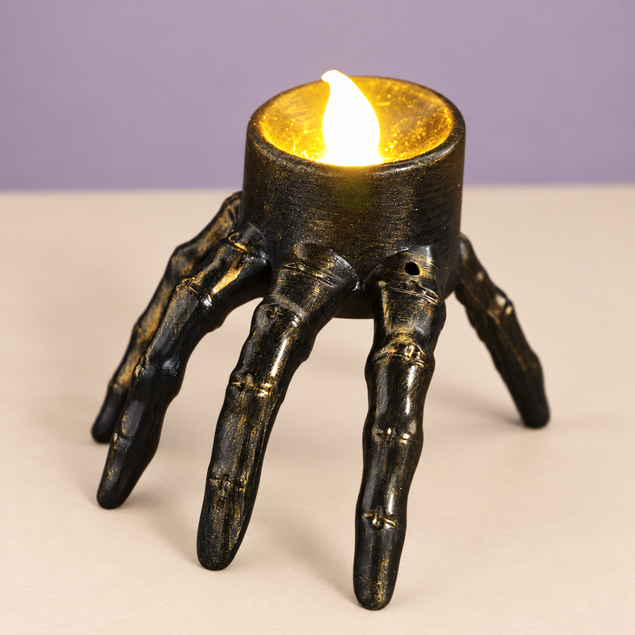 Skeletal Hand Candle Ornament