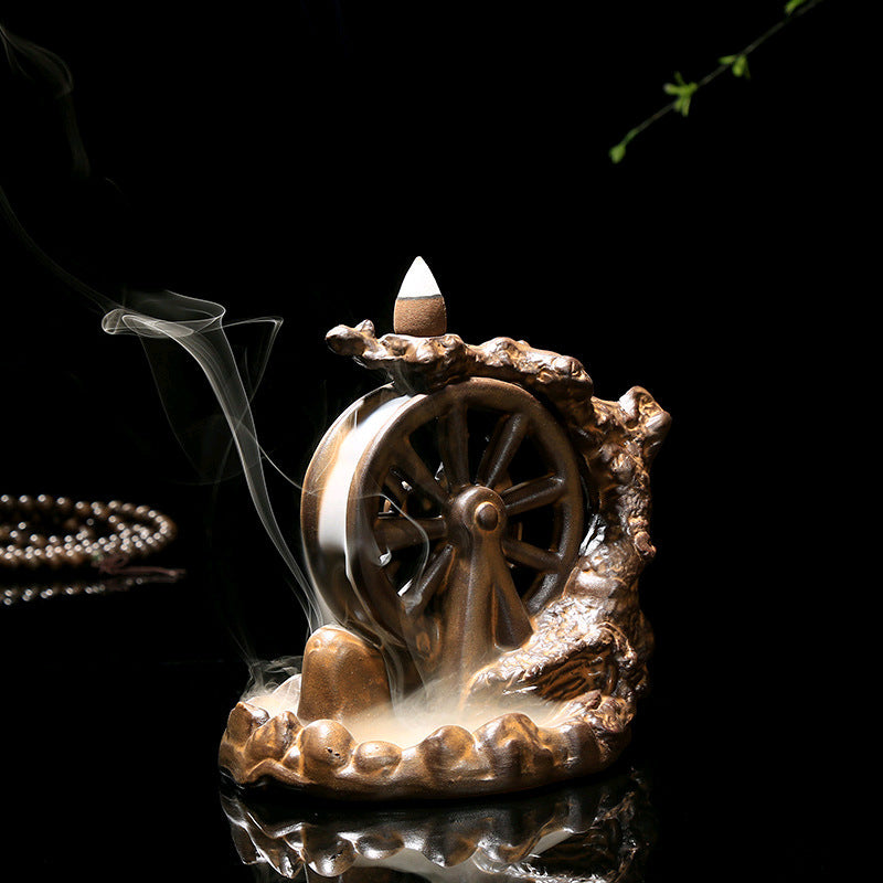 Water-Wheel Incense Holder