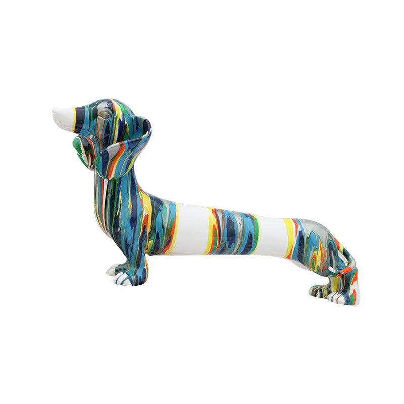 Colourful Dachshund Ornament