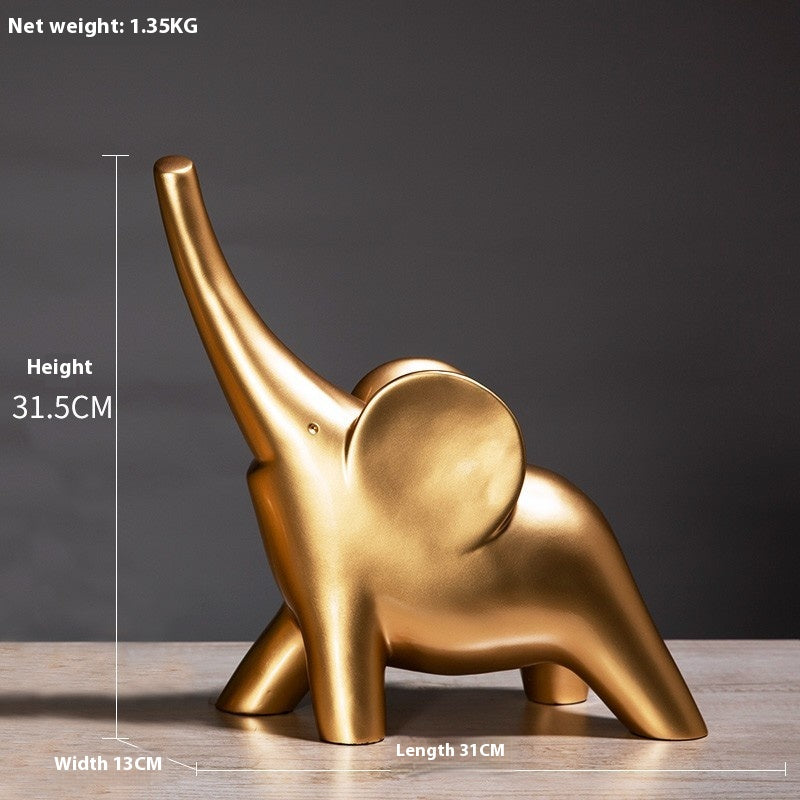 Raised-Trunk Elephant Ornament