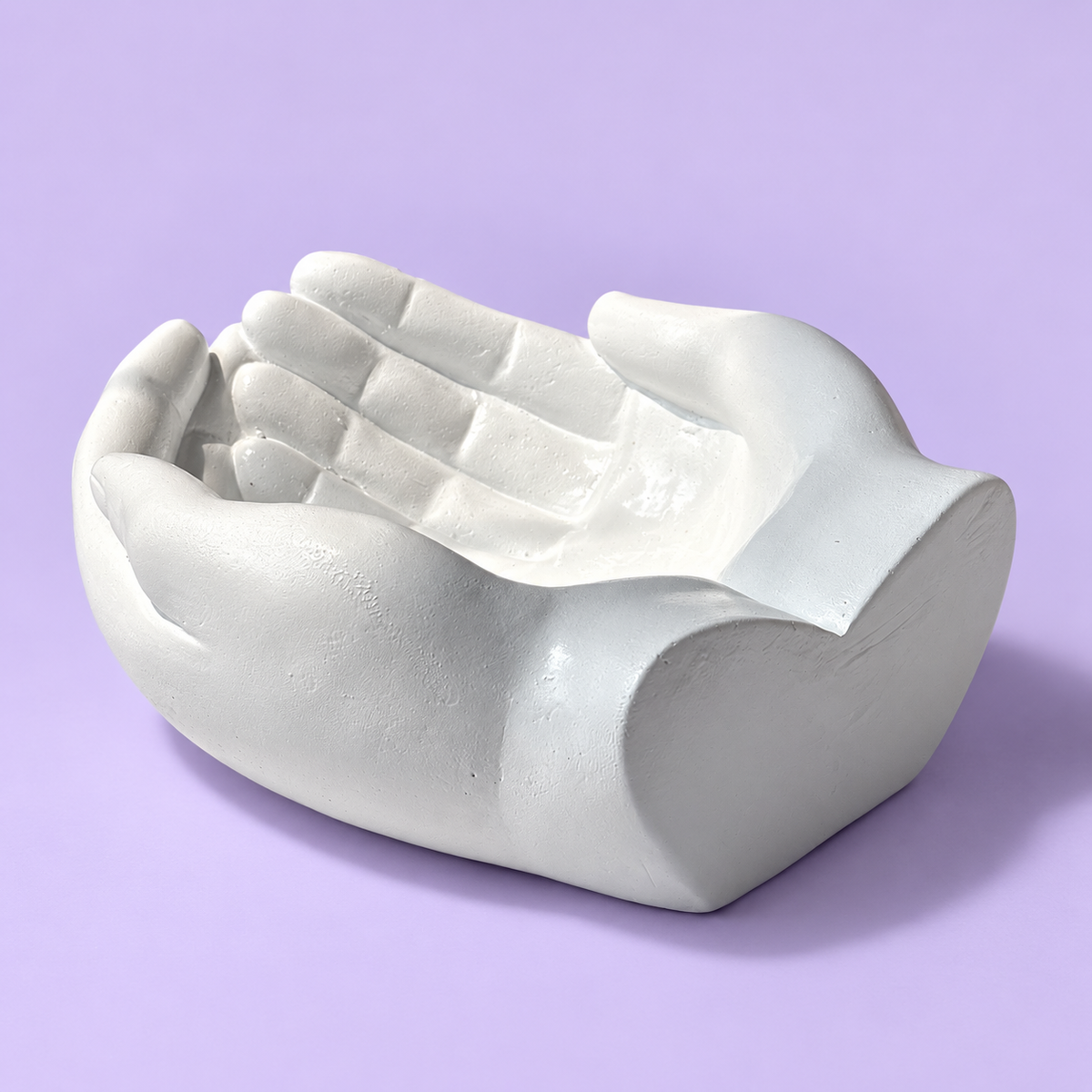 Sculptural Hands Jewelry Tray