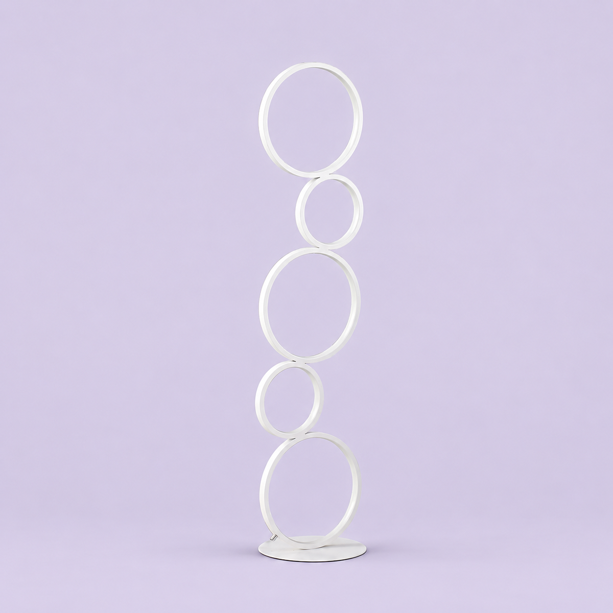 Five-Ring Sculpture Lamp