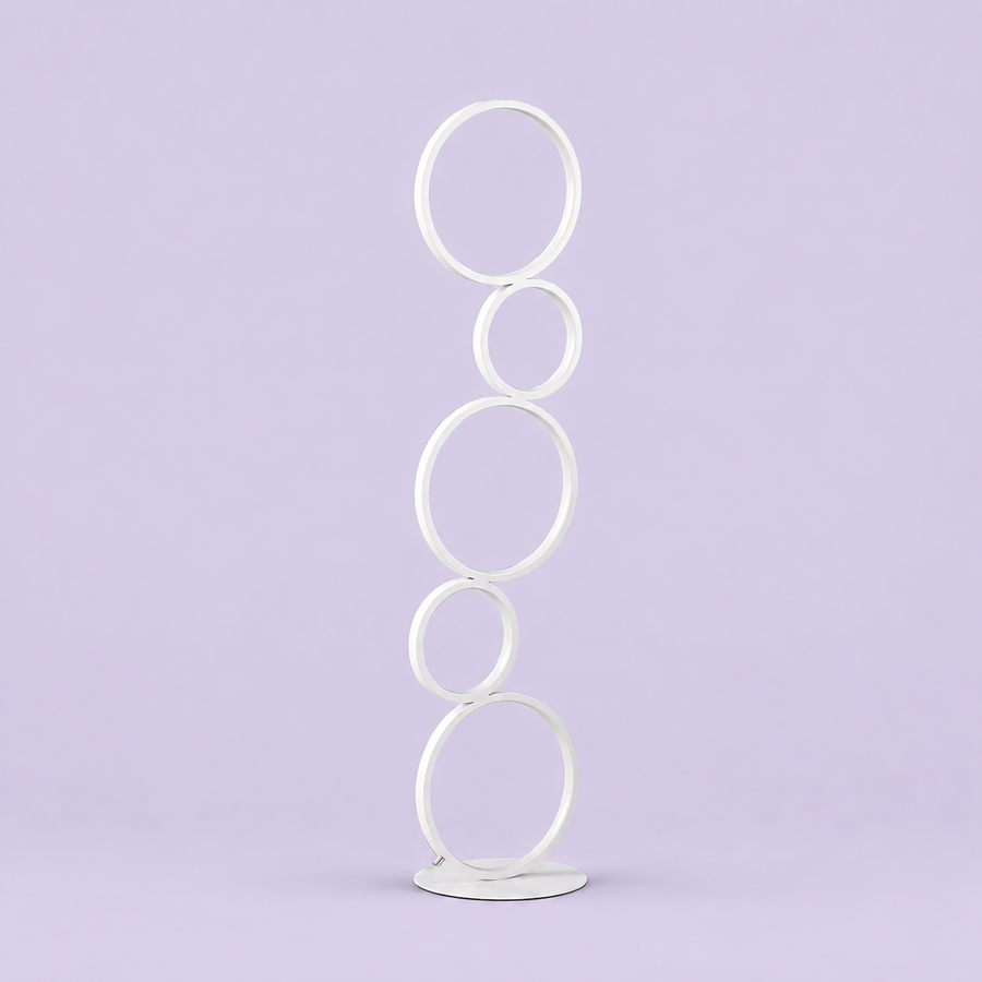 Five-Ring Sculpture Lamp