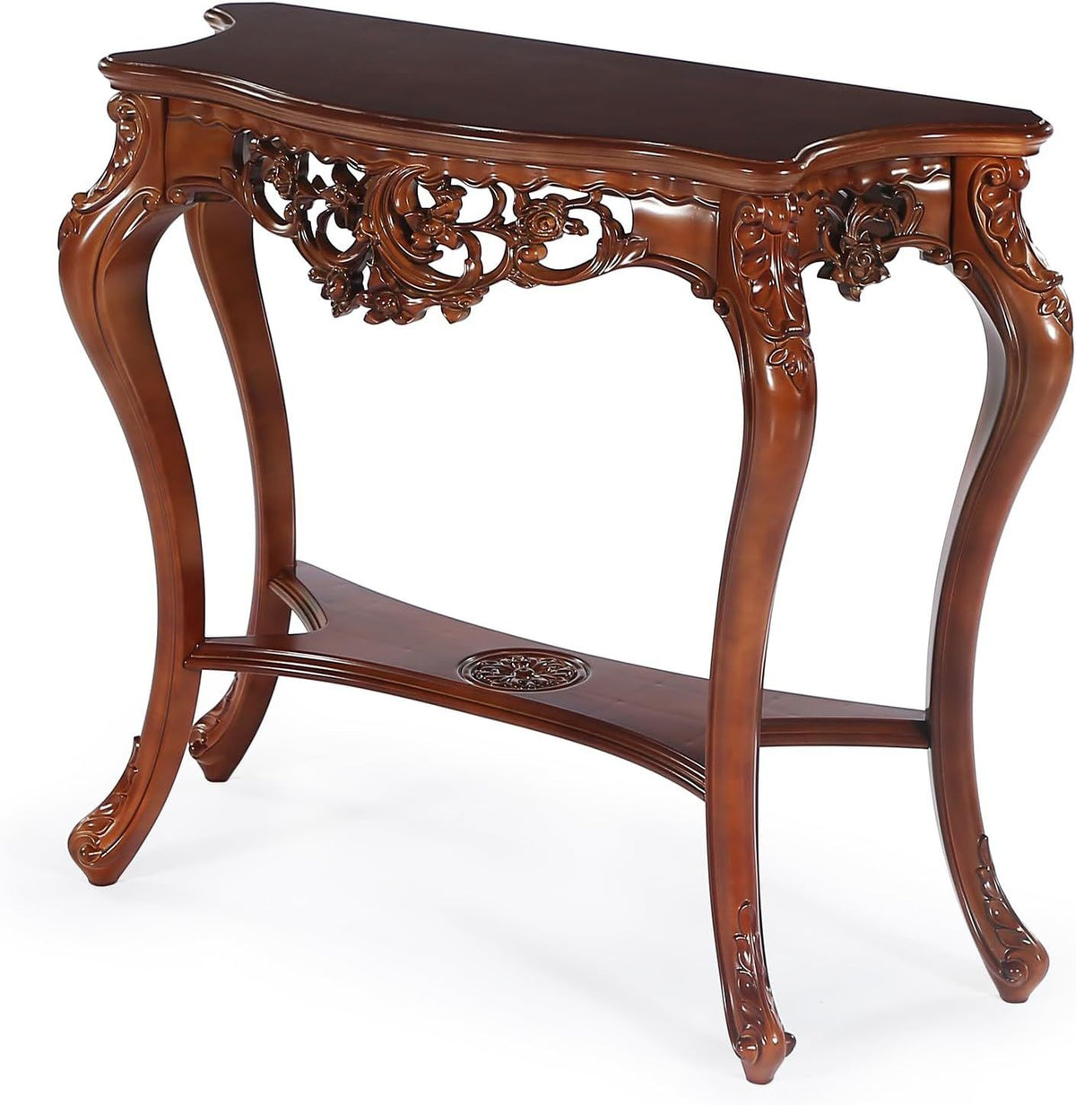 Hollow-Floral Console Table