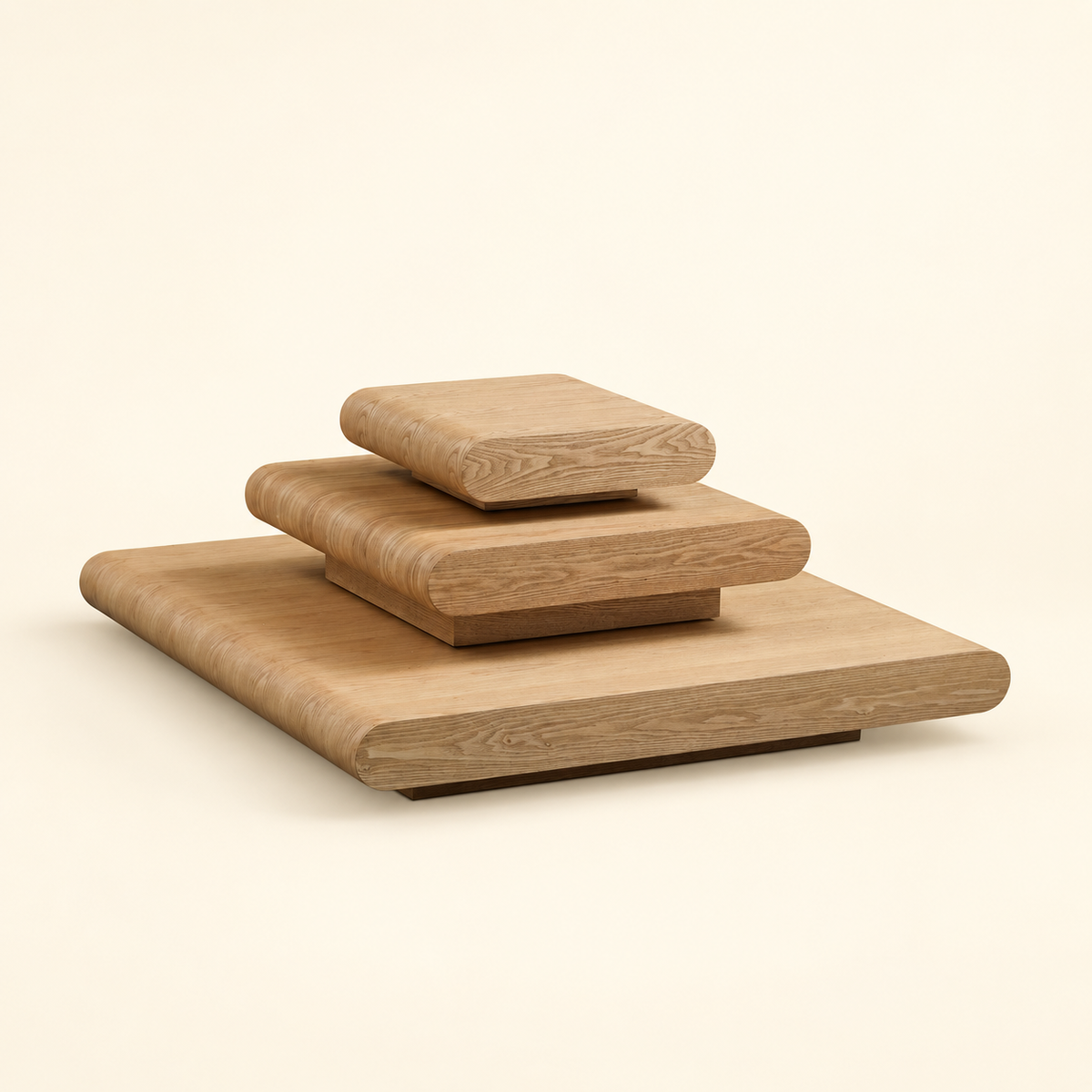 Sculptural Stacking Coffee Table