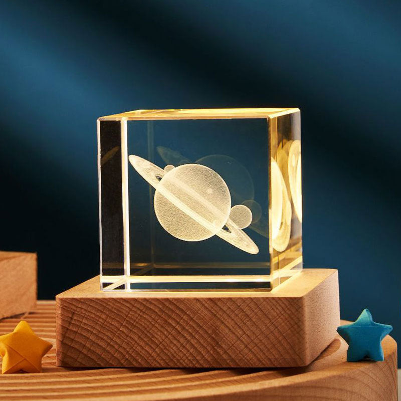 Saturn Cube Table Lamp