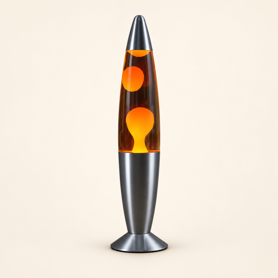 Orange Wax-Motion Lamp