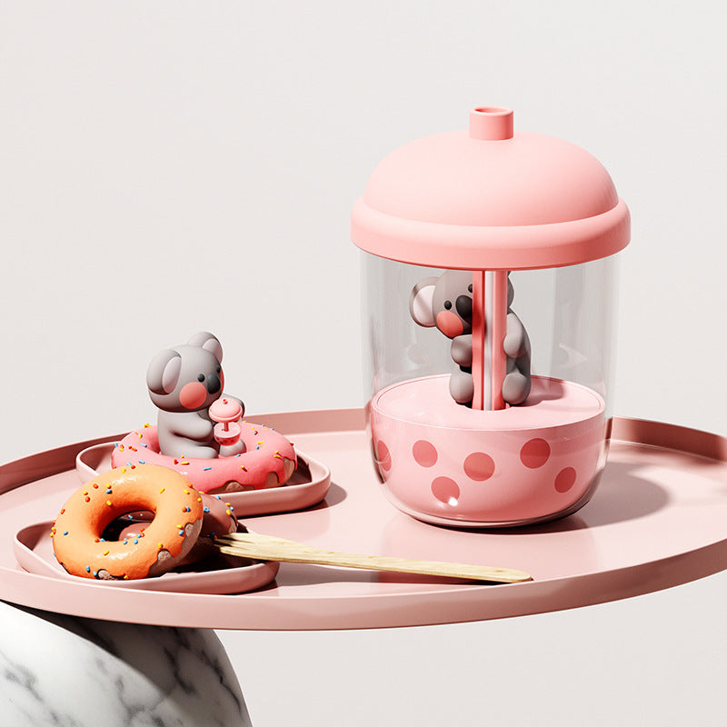 Pink Koala Cup-Form Humidifier
