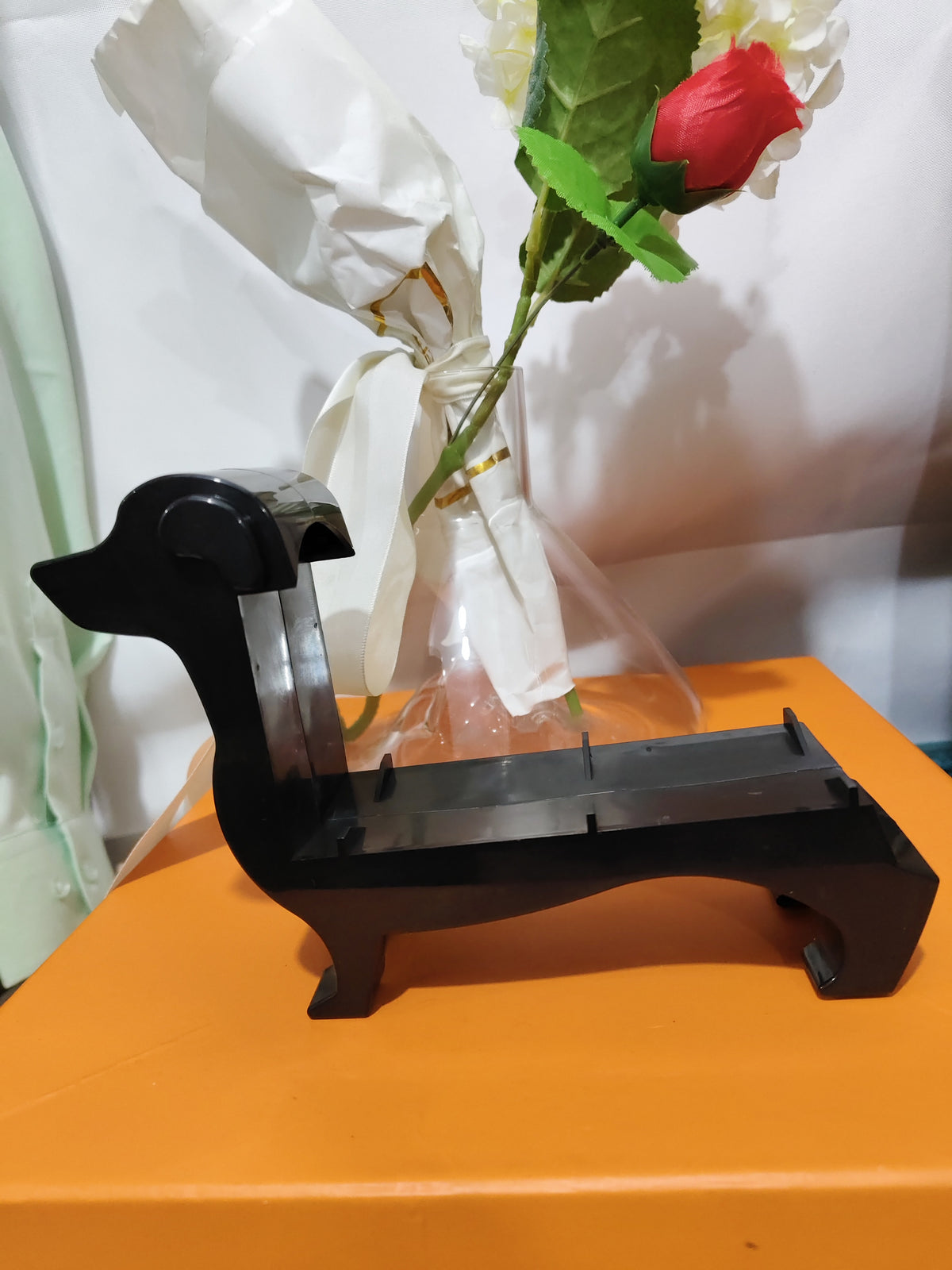 Black Dachshund Bottle Holder