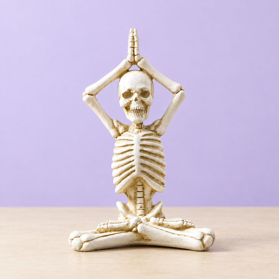 Stretching Skeleton Ornament