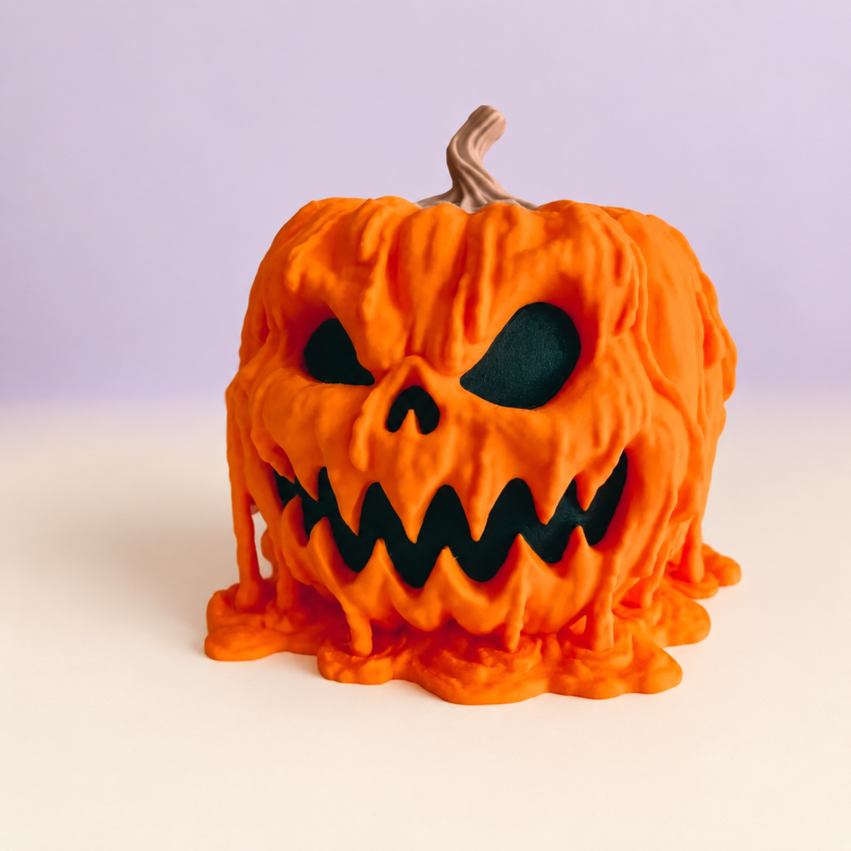 Melting Pumpkin Ornament