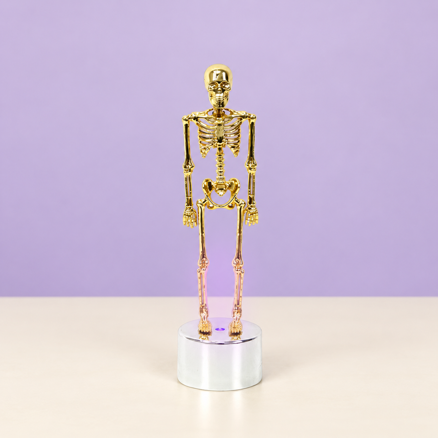 Gold-Toned Skeleton Stand