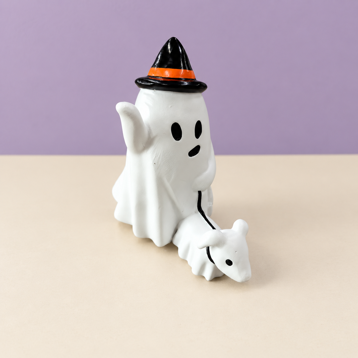 Dog-Walking Ghost Tabletop Scene