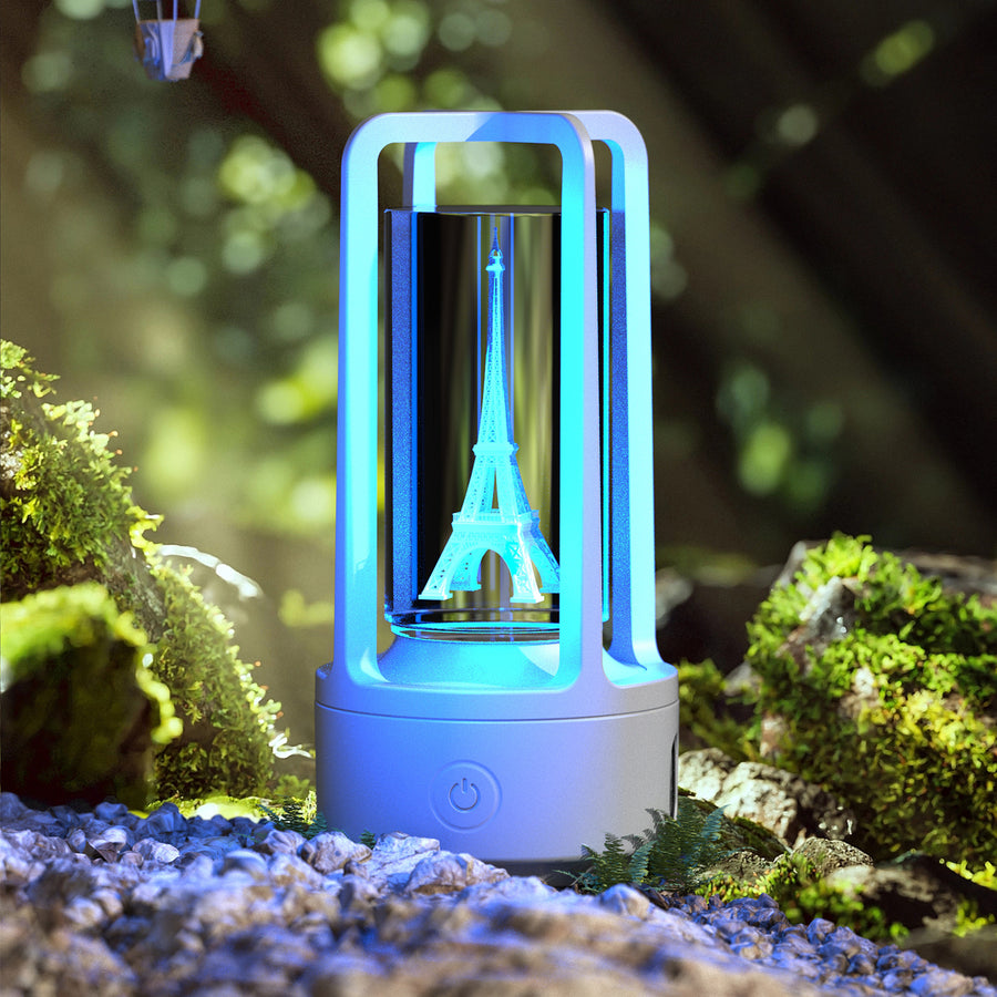 Tower-in-a-Frame Lamp