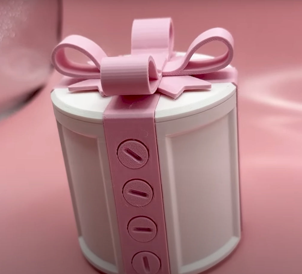 Pink Bow Gift Box